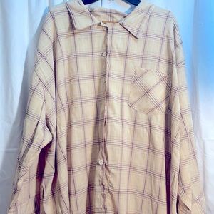 Super Plus Plaid Top